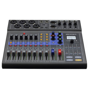 Zoom LiveTrakL-8 Portable 8-Channel Digital Mixer and Multitrack Recorder,Bundle