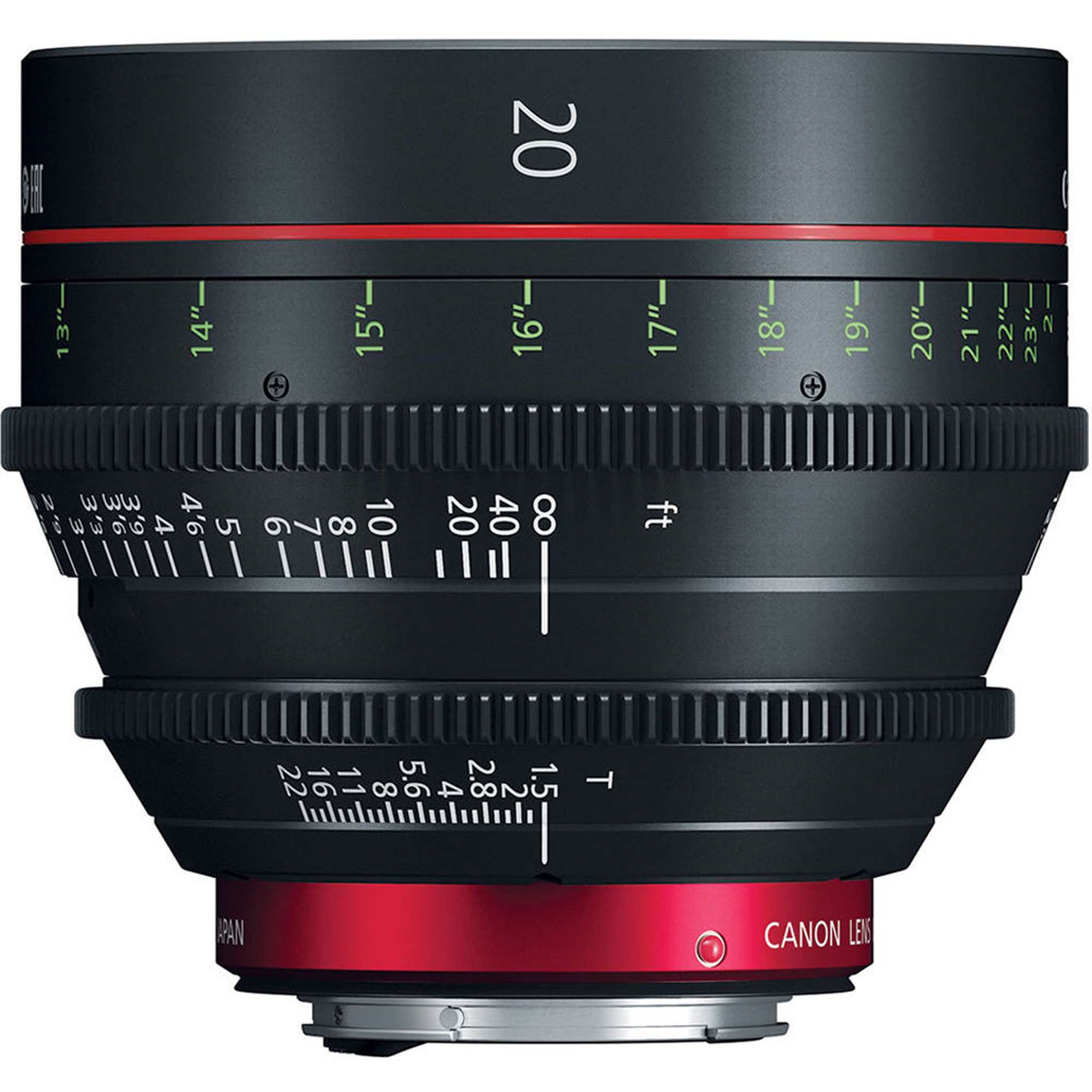 Canon CN-E 20mm T1.5 L F Cinema Lens EF Mount + Mount Adapter EF-EOS R + More Bundle Canon