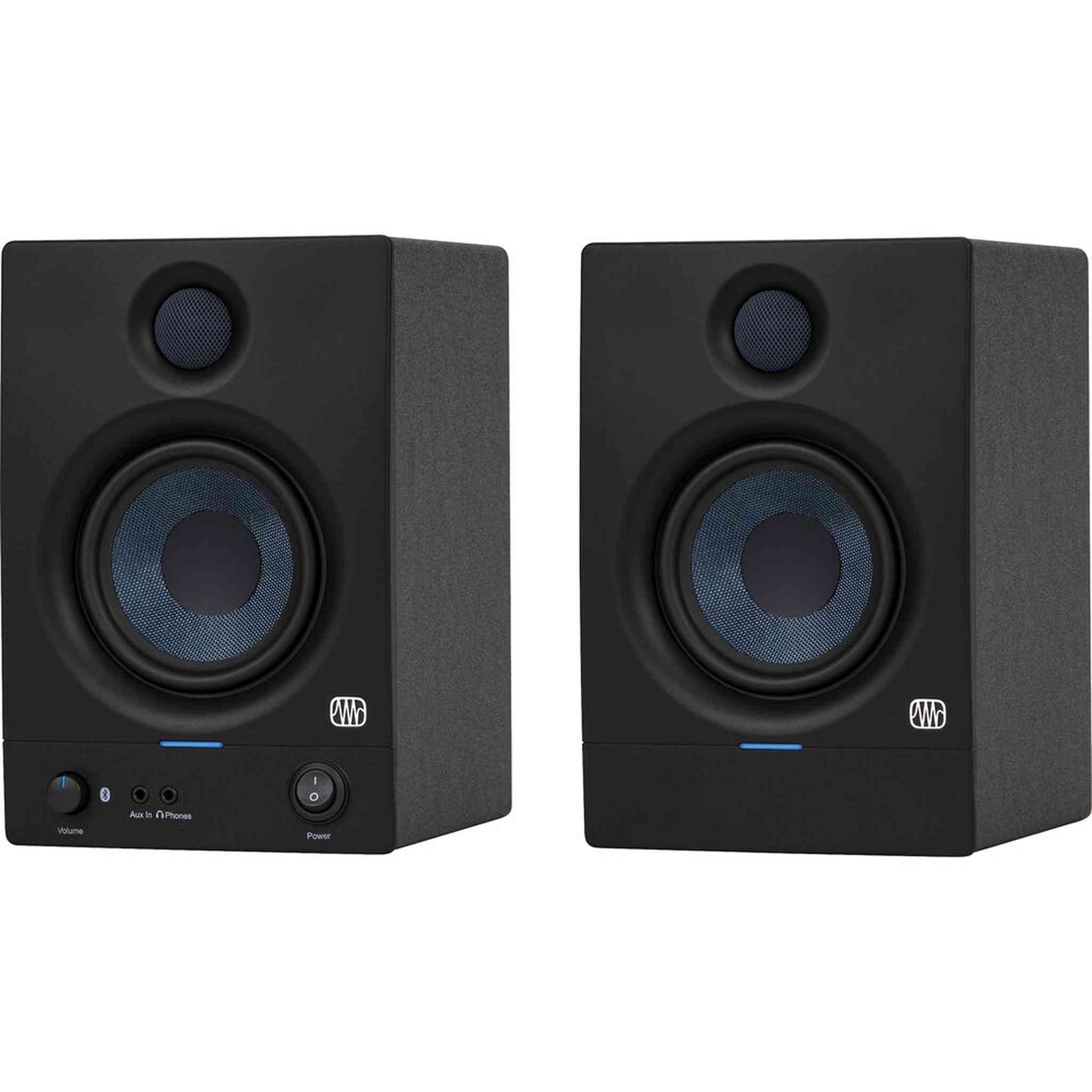 PreSonus Eris 4.5BT Bluetooth Studio Monitors Speakers, Pair Bundle PreSonus