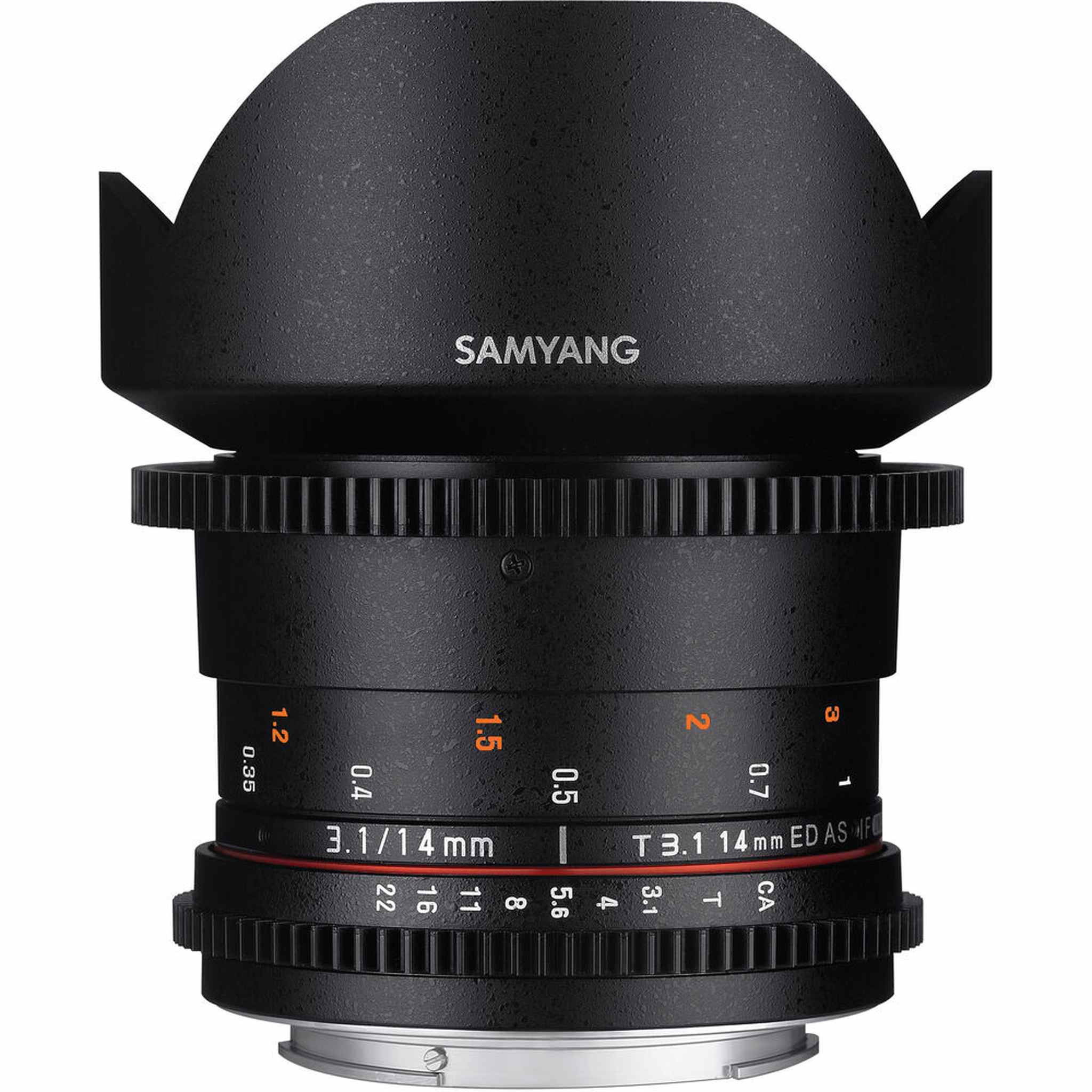 Samyang SYDS14M-S VDSLR II A mount 14mm T3.1 Wide-Angle Cine Lens for Sony Alpha Cameras Samyang