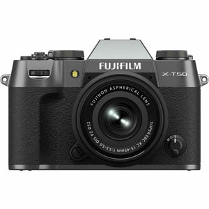 Fujifilm X-T50 Mirrorless Digital Camera XC15-45mm With 128GB Memory Card + More