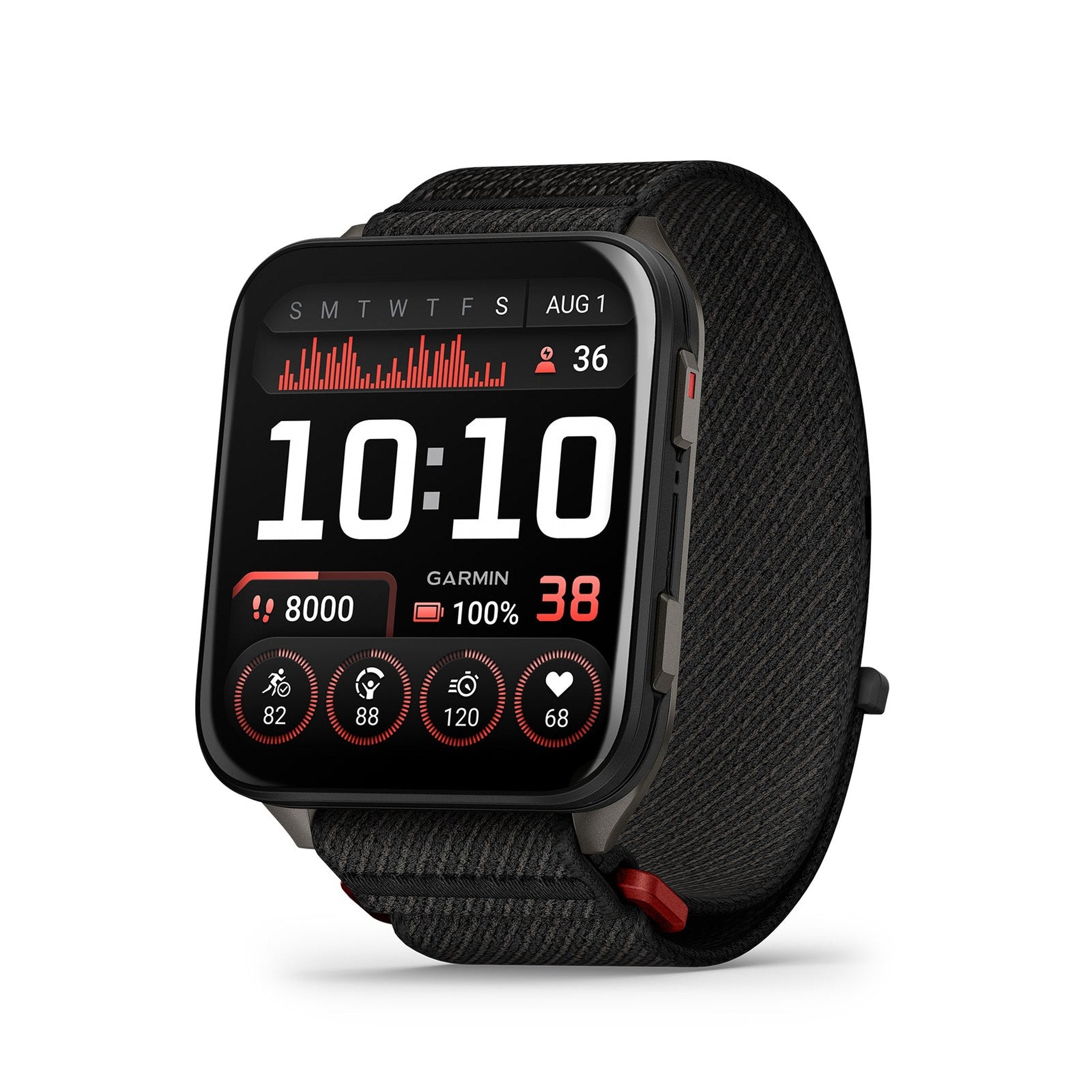 Garmin Venu X1 Lightweight GPS Smartwatch, Black with Slate Titanium Caseback