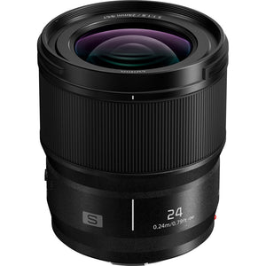 Panasonic LUMIX S Series Camera Lens, 24mm F1.8 L-Mountt Interchangeable Lens for Mirrorless Full Frame Digital Cameras, S-S24