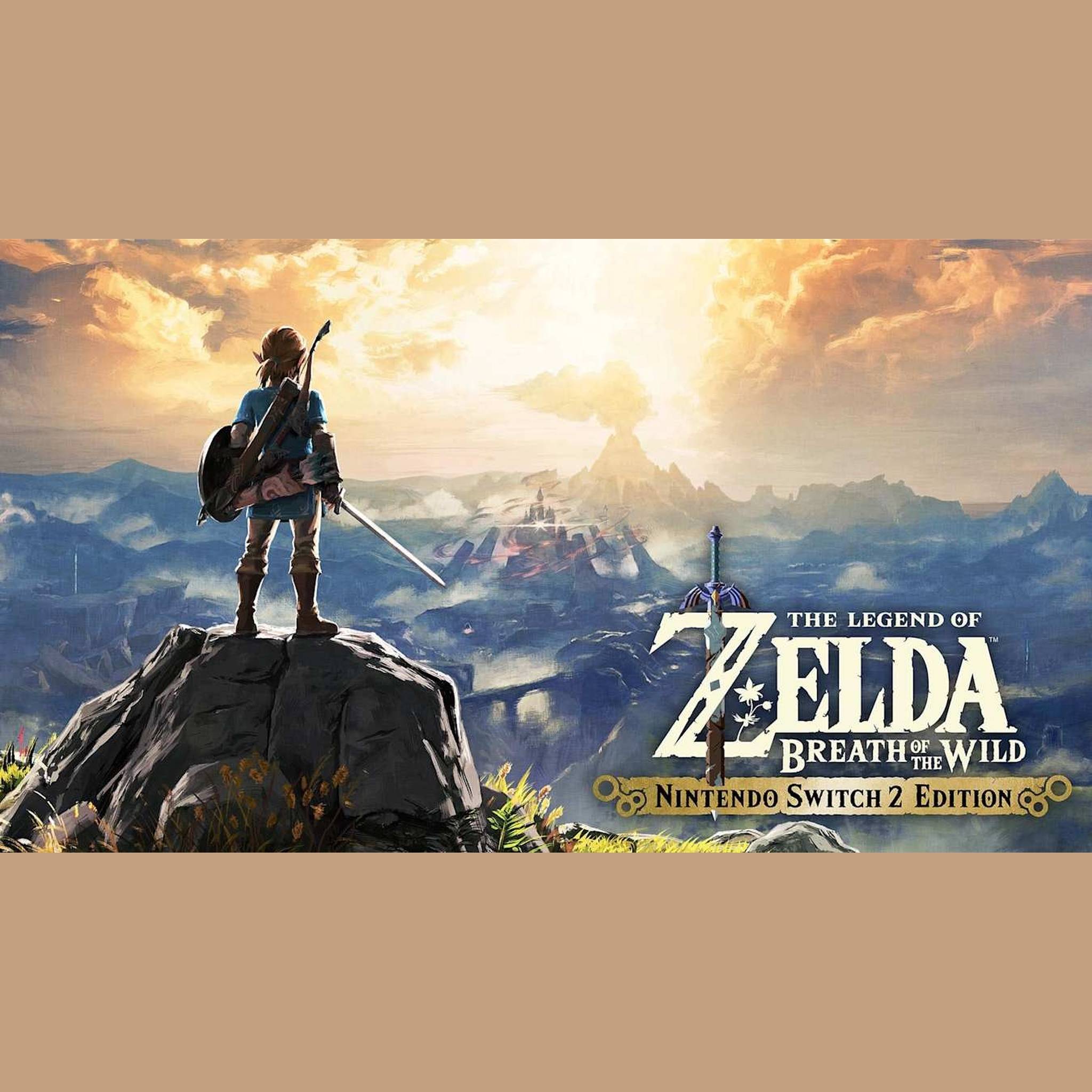 Nintendo Mario Kart World for Switch 2 + The Legend of Zelda Breath of the Wild  Switch 2 Edition + Microfiber Cleaning Cloth