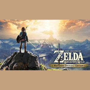 Nintendo Mario Kart World for Switch 2 + The Legend of Zelda Breath of the Wild  Switch 2 Edition + Microfiber Cleaning Cloth