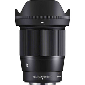 Sigma 16mm f/1.4 DC DN Contemporary Lens for FujiFilm X Bundle