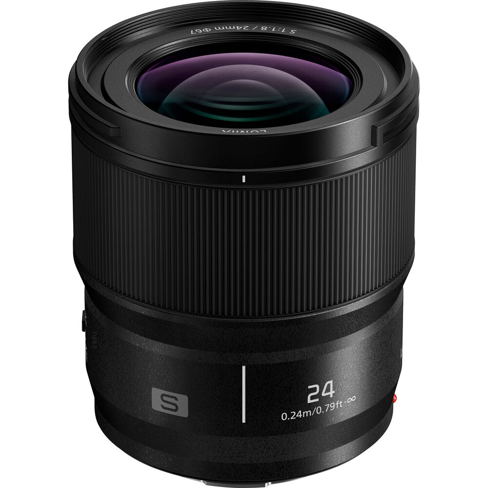 Panasonic LUMIX S Series Camera Lens, 24mm F1.8 L-Mountt Interchangeable Lens for Mirrorless Full Frame Digital Cameras, S-S24