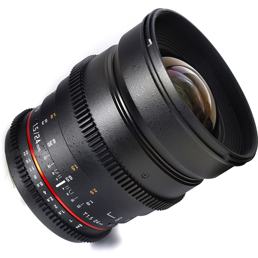 Samyang Cine SYCV24M-NEX 24mm T1.5 Cine Wide Angle Lens for Sony NEX