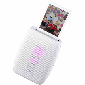 FUJIFILM INSTAX MINI LINK 3 Smartphone Printer Clay White + 60 Instant Film
