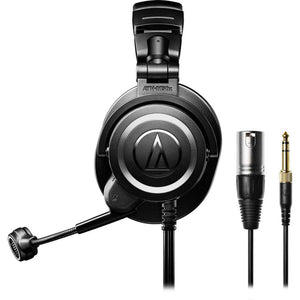 Audio-Technica ATH-M50xSTS XLR StreamSet Streaming Headset, Headphone stand