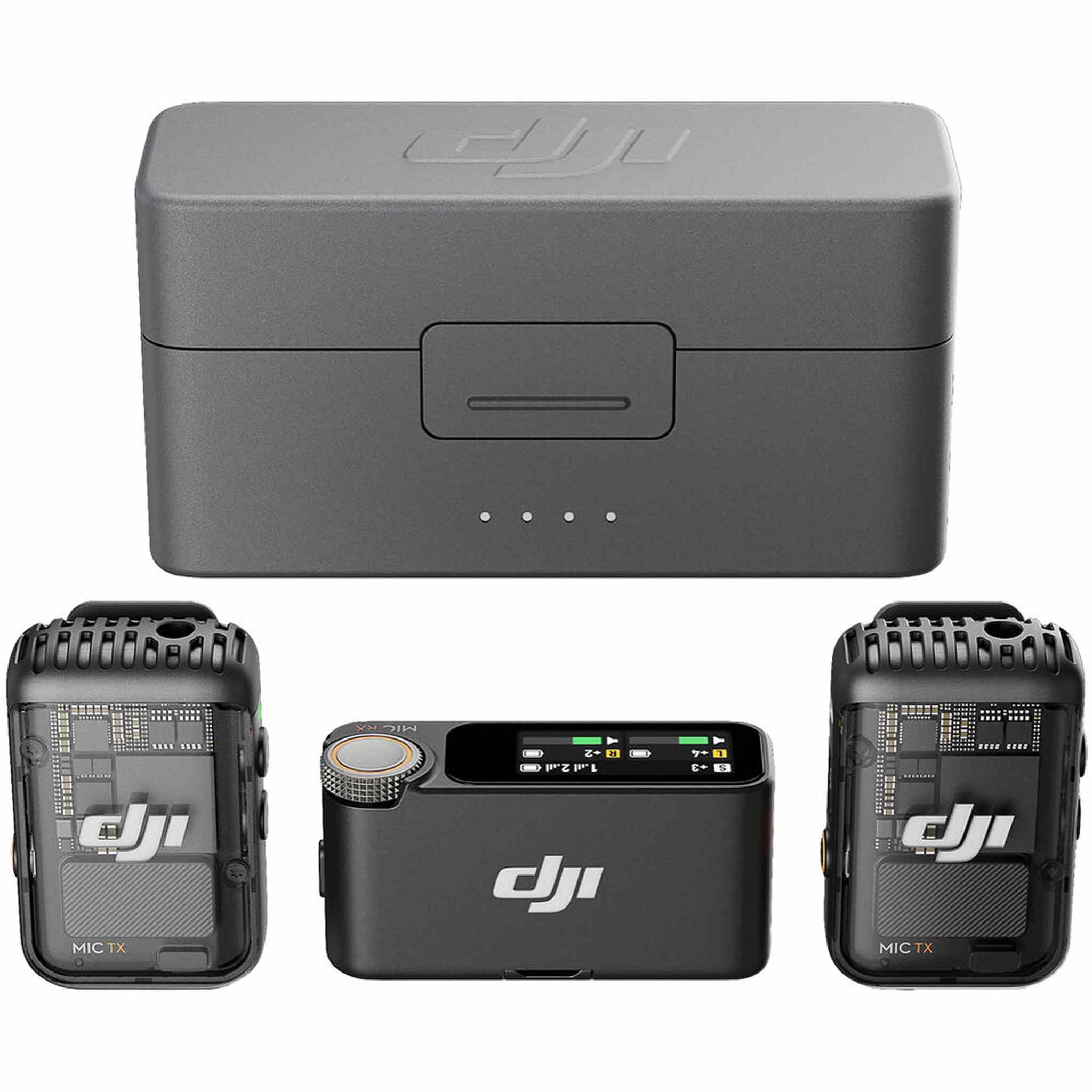 DJI Mic 2 2-Person Compact Digital Wireless Microphone System/Recorder for Camera & Phone