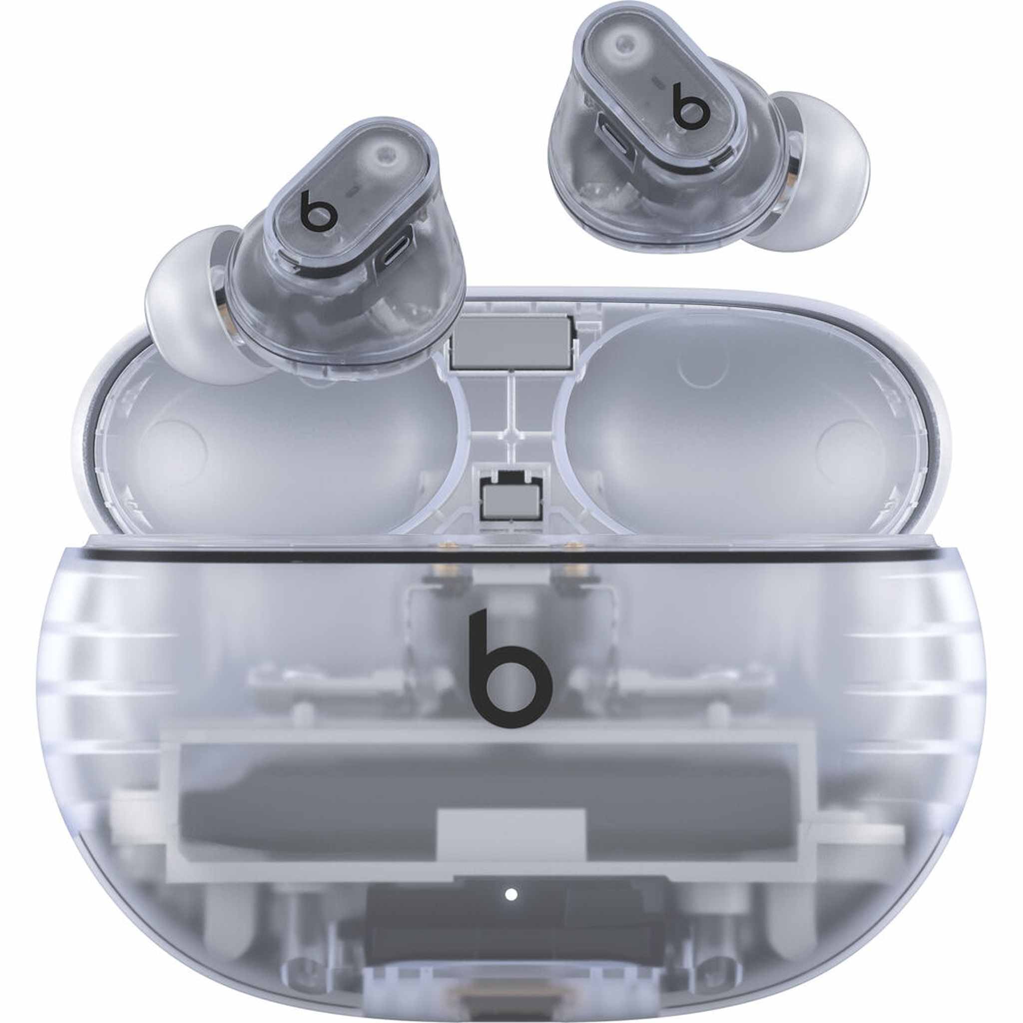 Beats by Dr. Dre Studio Buds+ Noise Canceling True Wireless In-Ear Headphones Transparent Bundle with Accessories Beats