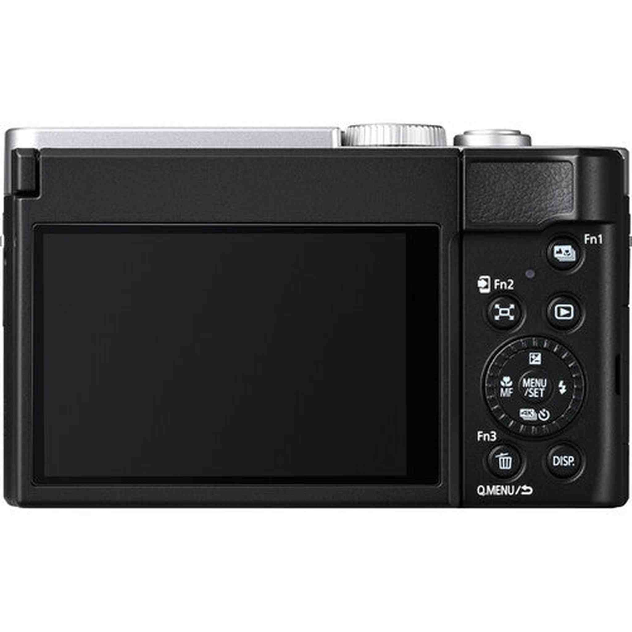 Panasonic ZS99 Point and Shoot Compact Travel Digital Camera Silver - Bundle