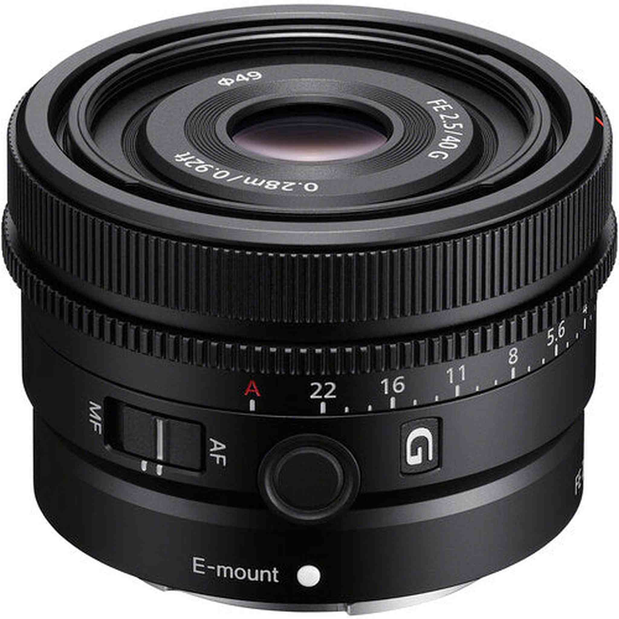 Sony FE 40mm f/2.5 G Full Frame Ultra Compact Lens + Lens Filter Kit + More Sony