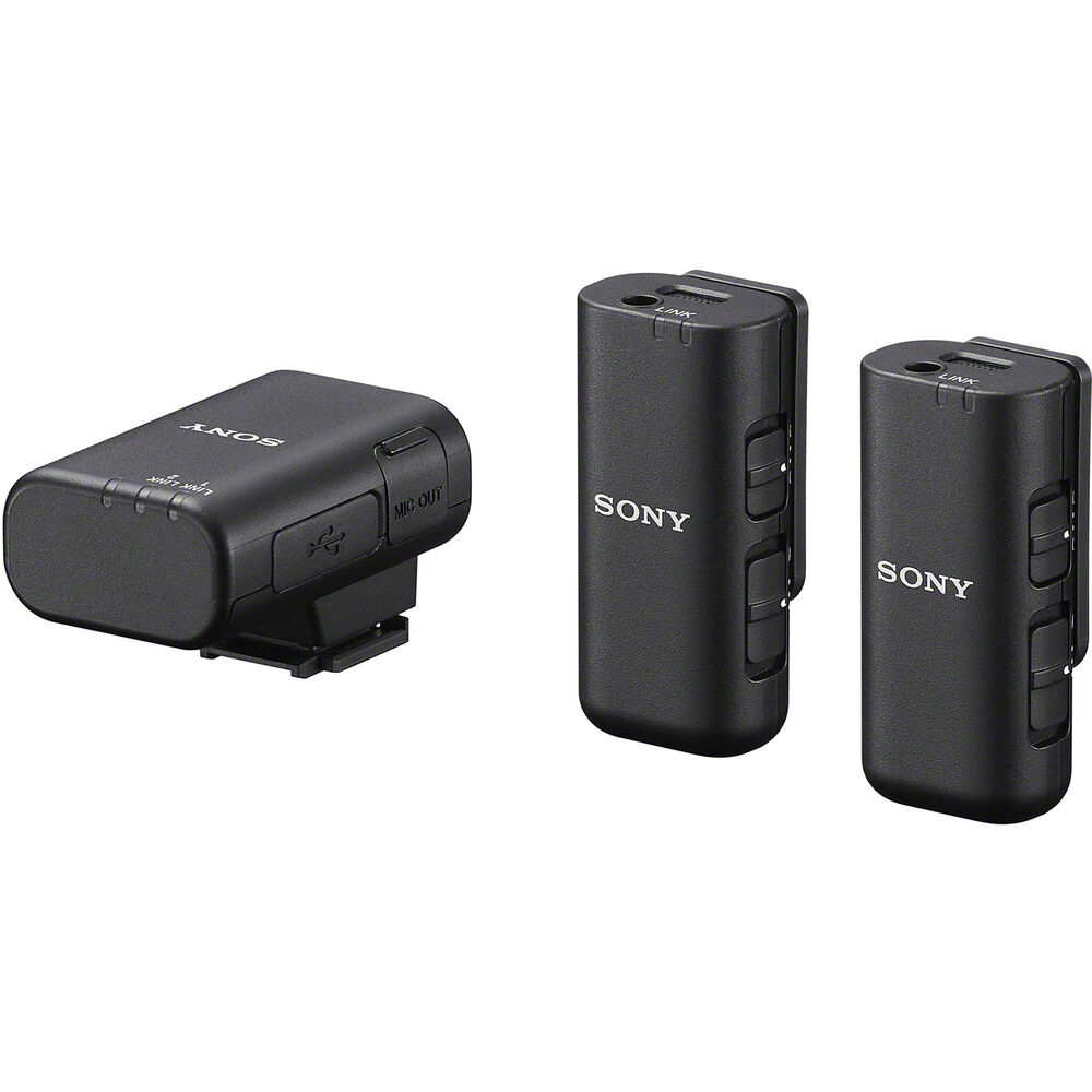 Sony ECM-W3 2-Person Wireless Mic System | Noise Reduction, Clear Audio + More