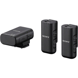 Sony ECM-W3 2-Person Wireless Mic System | Noise Reduction, Clear Audio + More