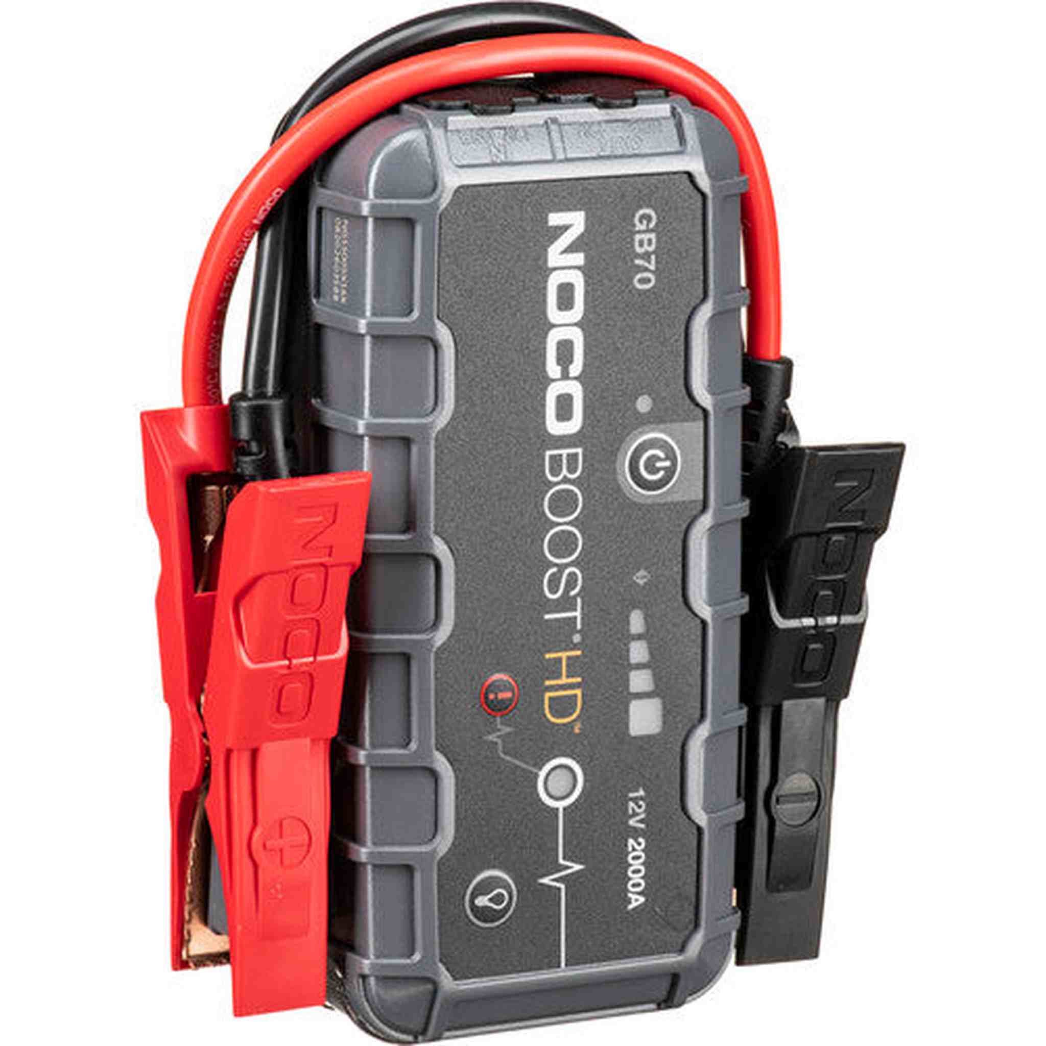 NOCO Boost HD GB70 2000A UltraSafe Car Battery Jump Starter, 12V Battery Booster Pack, Jump Box, Portable Charger and Jumper Cables for 8.0L Gasoline and 6.0L Diesel Engines NOCO