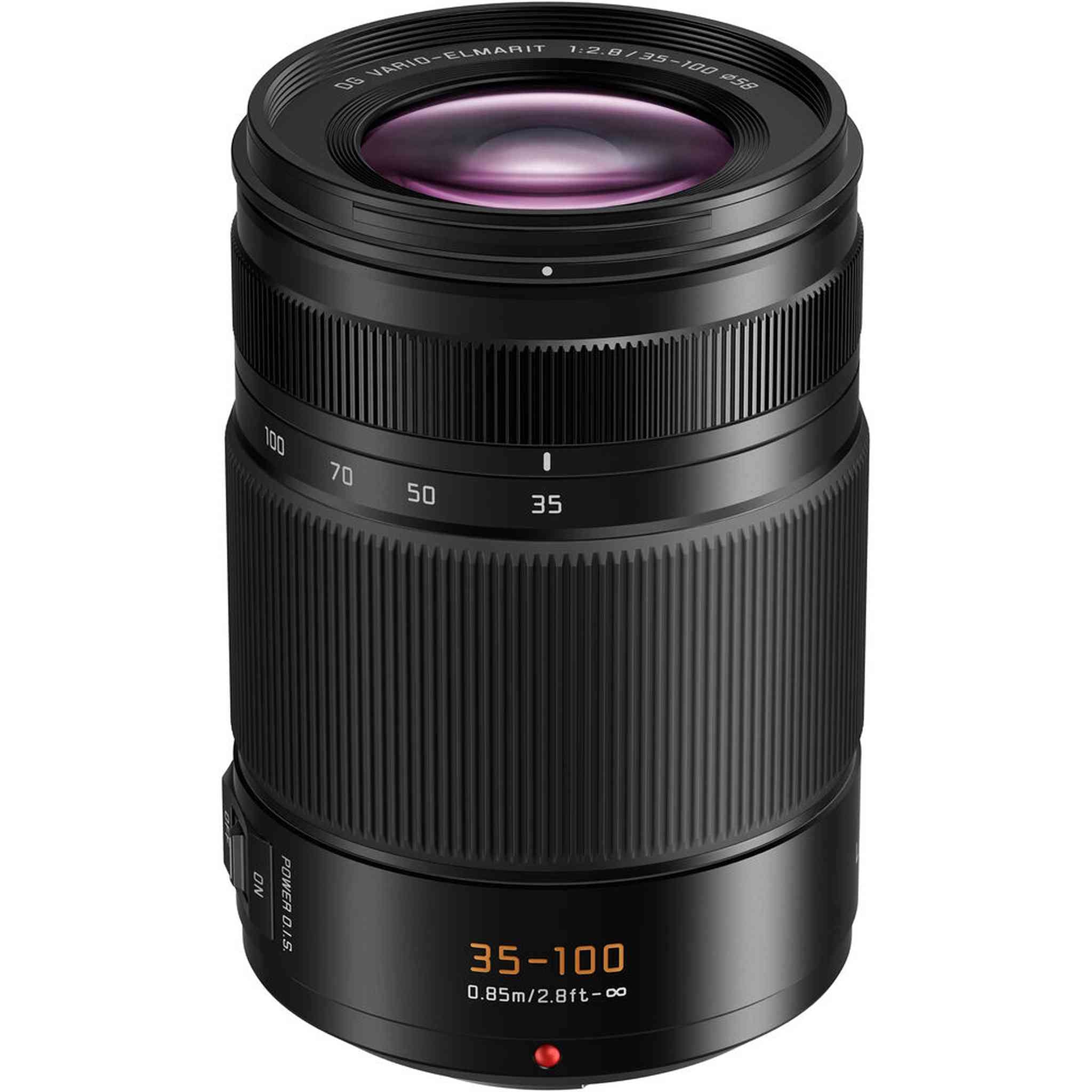 Panasonic LUMIX Micro Four Thirds Camera Lens, Leica DG Vario-ELMARIT 35-100mm / F2.8 / Power O.I.S. - H-ES35100 Panasonic