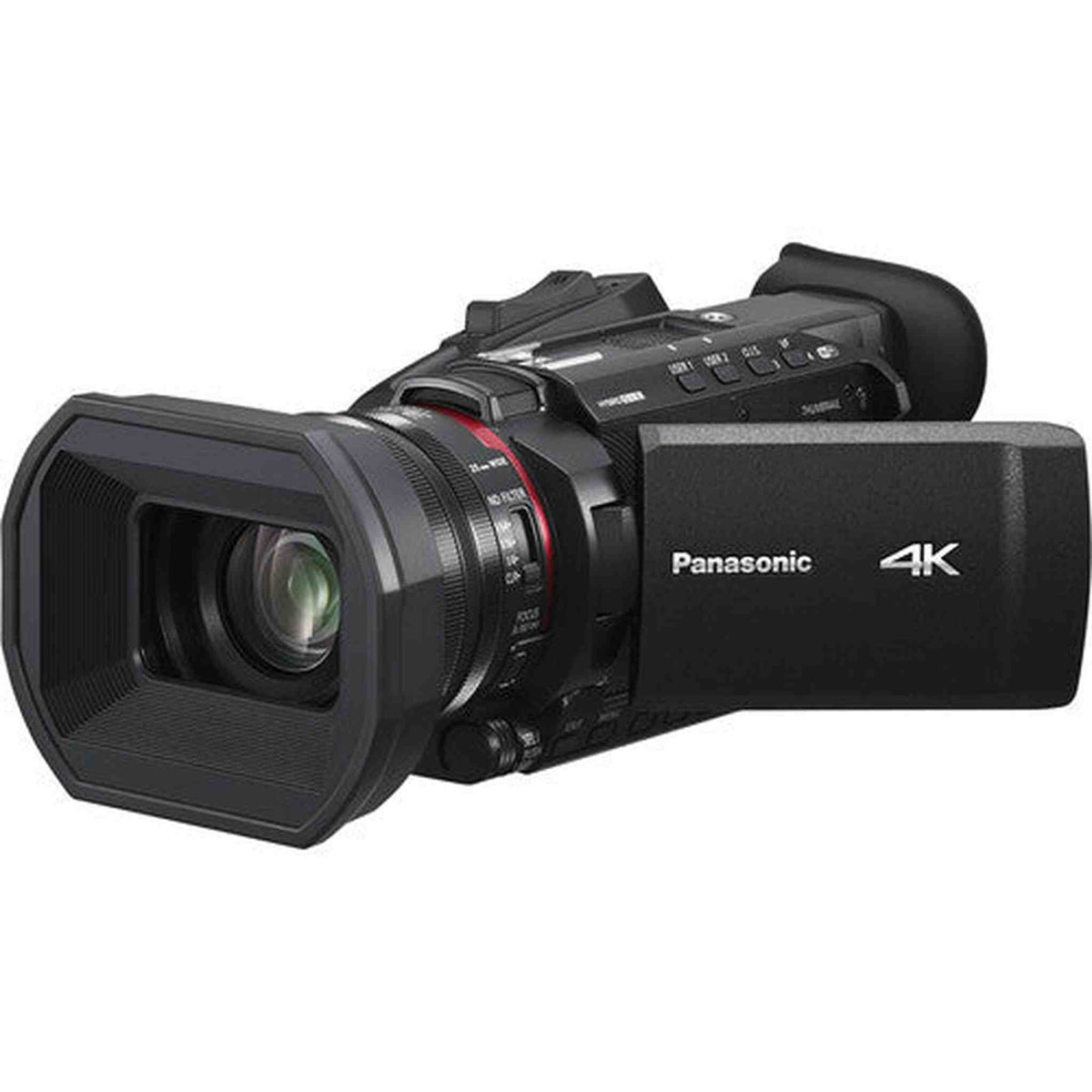 Panasonic HC-X1600 UHD 4K HDMI Lightweight Compact Camcorder with 24x Zoom + Case - Bundle