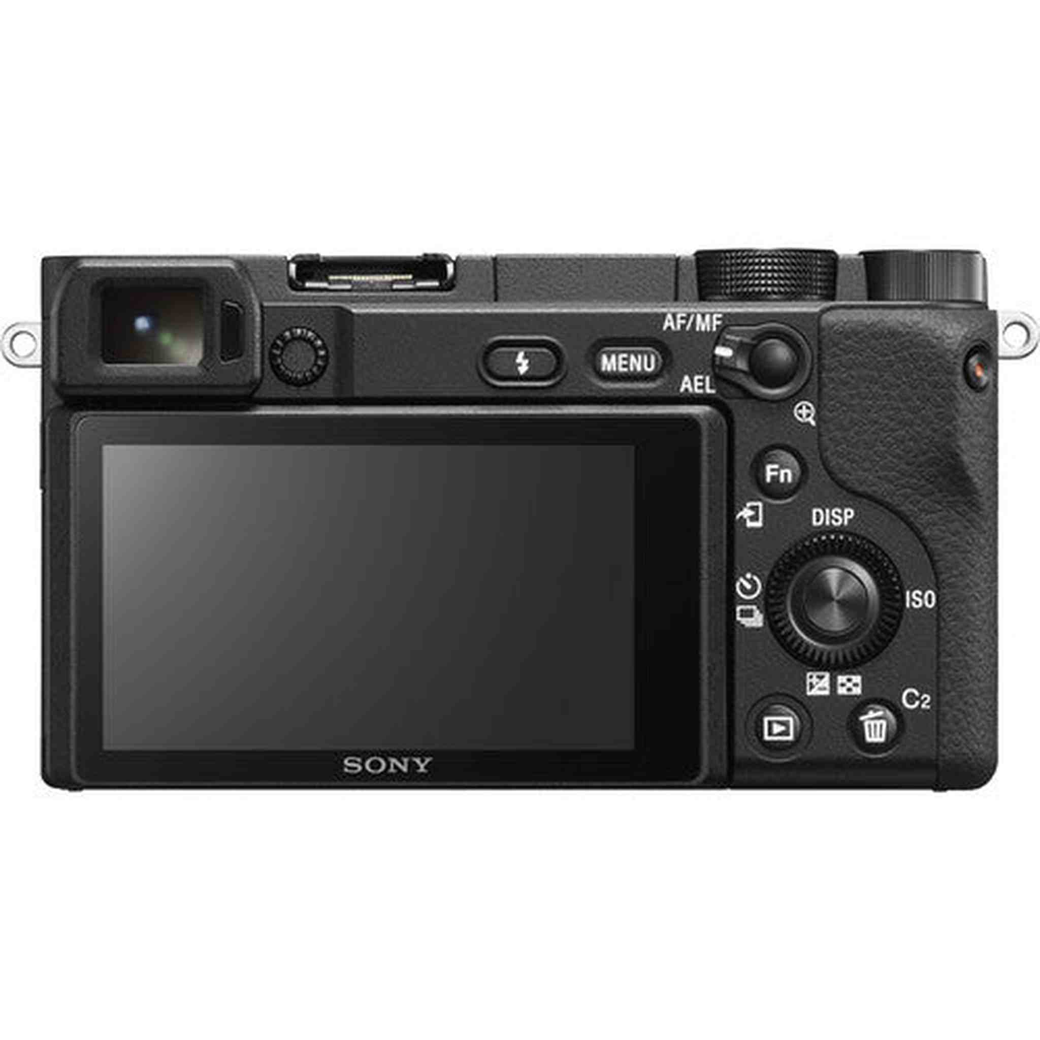 Sony a6400 Mirrorless Camera with 16-50mm f/3.5-5.6 II Lens Black - Bundle