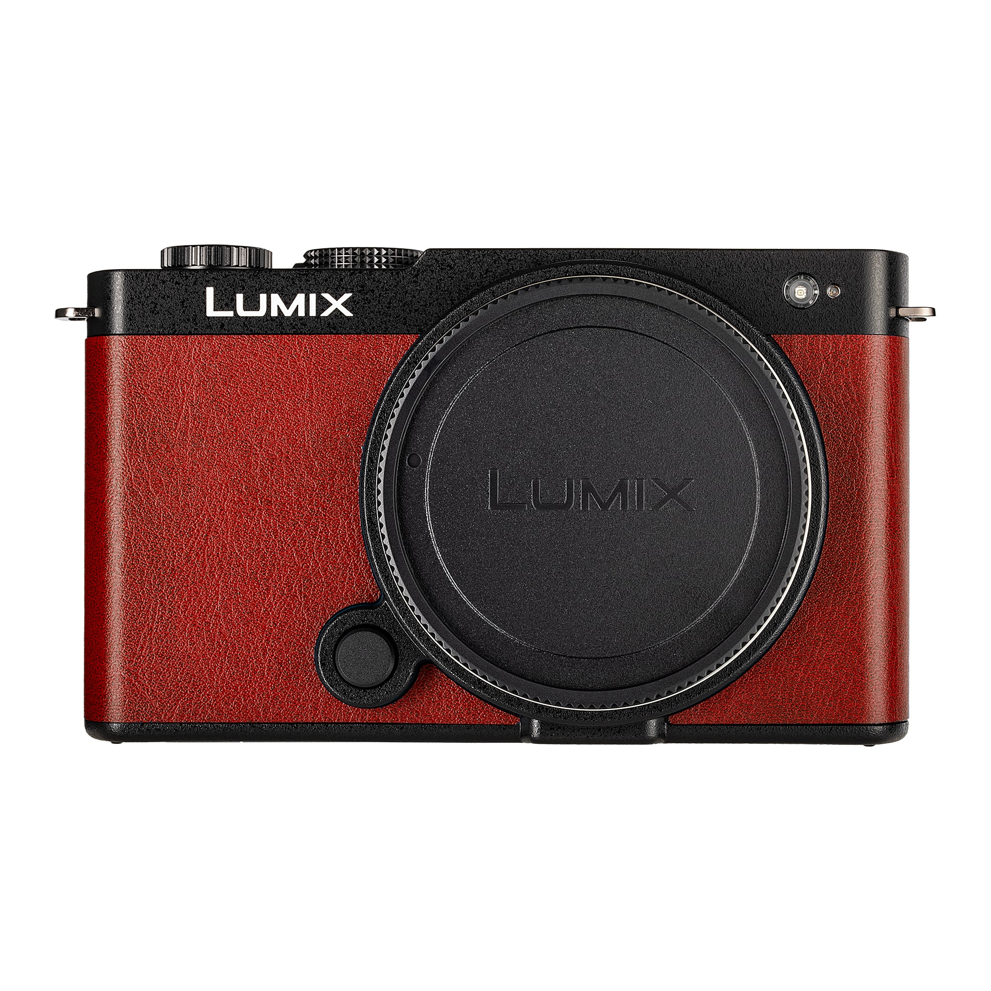 Panasonic Lumix S9 Camera Red , Rode VideoMicro Camera-Mount Shotgun Microphone
