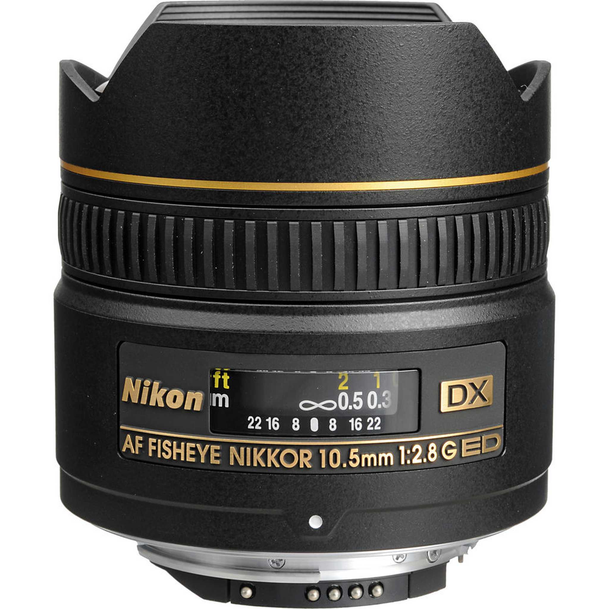 Nikon AF DX Fisheye-NIKKOR 10.5mm f/2.8G ED Lens for Creative Photography + More Nikon