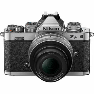 Nikon Zfc Mirrorless Camera with 16-50mm Lens Silver 1675 + 4K Monitor + Rode Mic + More