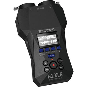 Zoom H1XLR Portable Audio Recorder for Video, Memory Card 64GB, Bundle