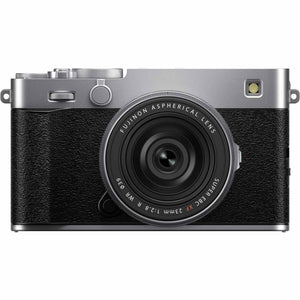 FUJIFILM X-E5 Mirrorless Digital Camera with XF 23mm f/2.8 Lens silver , Printer - Pink