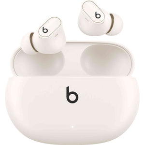 Beats by Dr. Dre Studio Buds+ Noise Canceling True Wireless In-Ear Headphones Ivory Bundle with Accessories