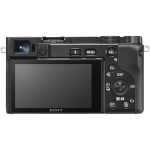 Sony a6100 Mirrorless Camera with 16-50mm f/3.5-5.6 II Lens + 64GB Memory Card - Bundle