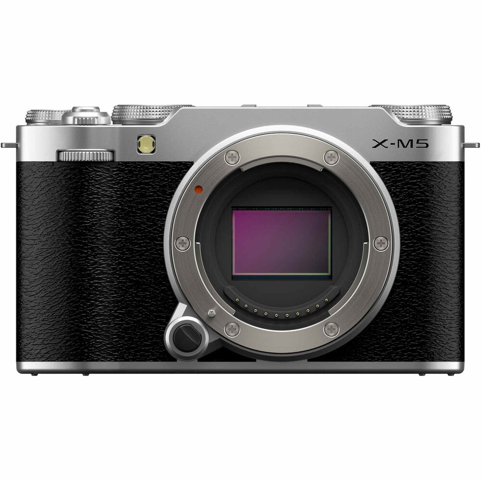Fujifilm X-M5 Mirrorless Digital Camera Body Silver + 64GB Memory Card + More