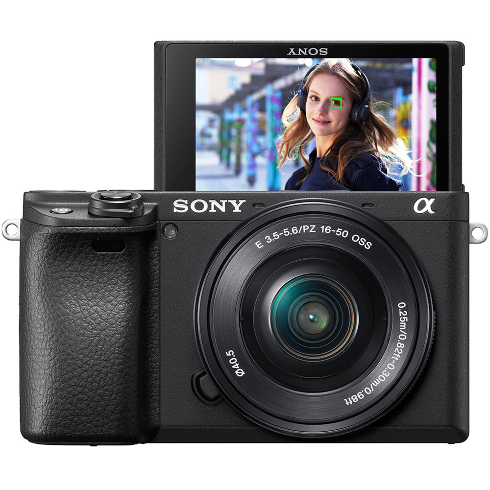 Sony a6400 Mirrorless Camera with 16-50mm Lens with Real-Time Eye Auto Focus - Bundle