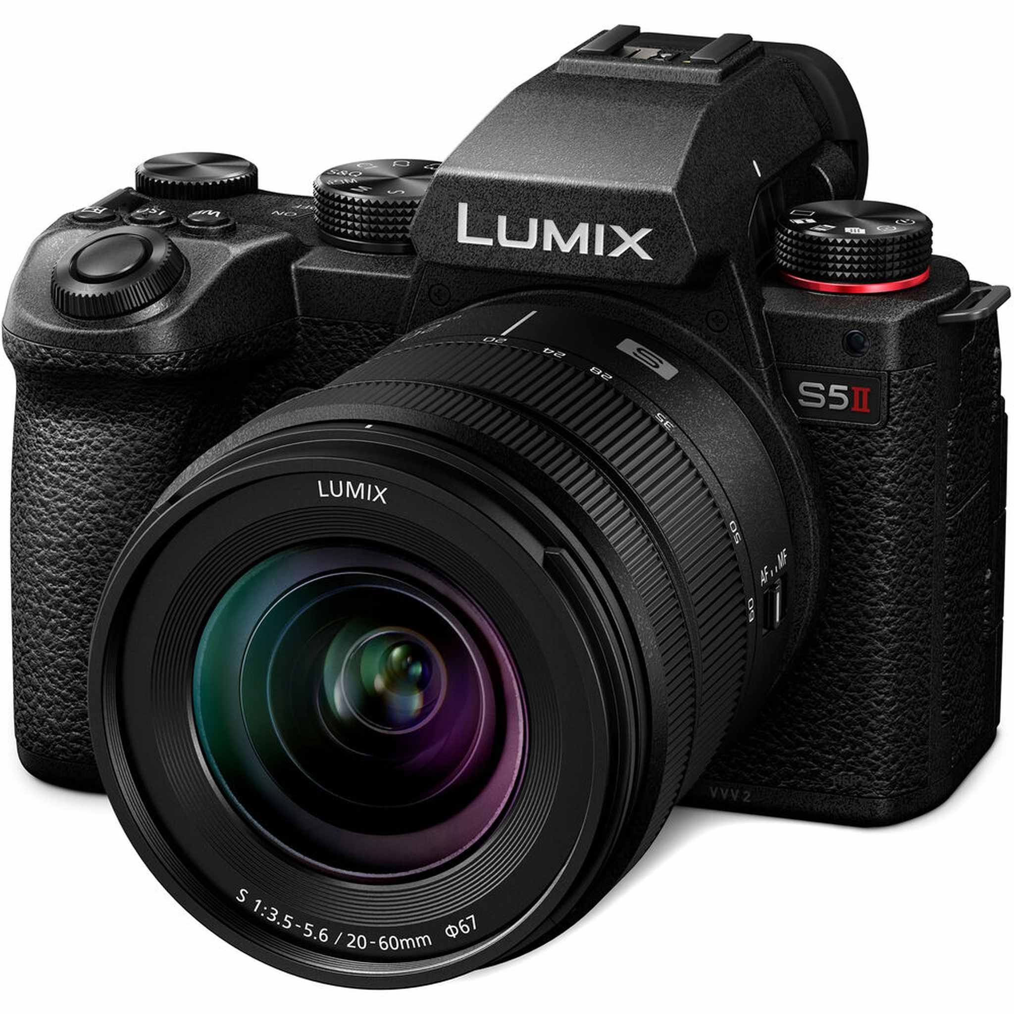 Panasonic LUMIX S5II Mirrorless Camera With 20-60mm F3.5-5.6 L Mount Lens Bundle Panasonic