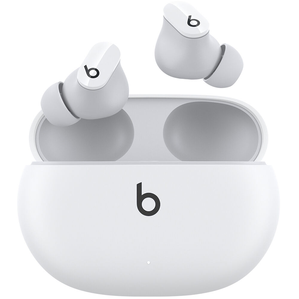 Beats by Dr. Dre Studio Buds Noise Canceling True Wireless In-Ear Headphones White Bundle with Accessories