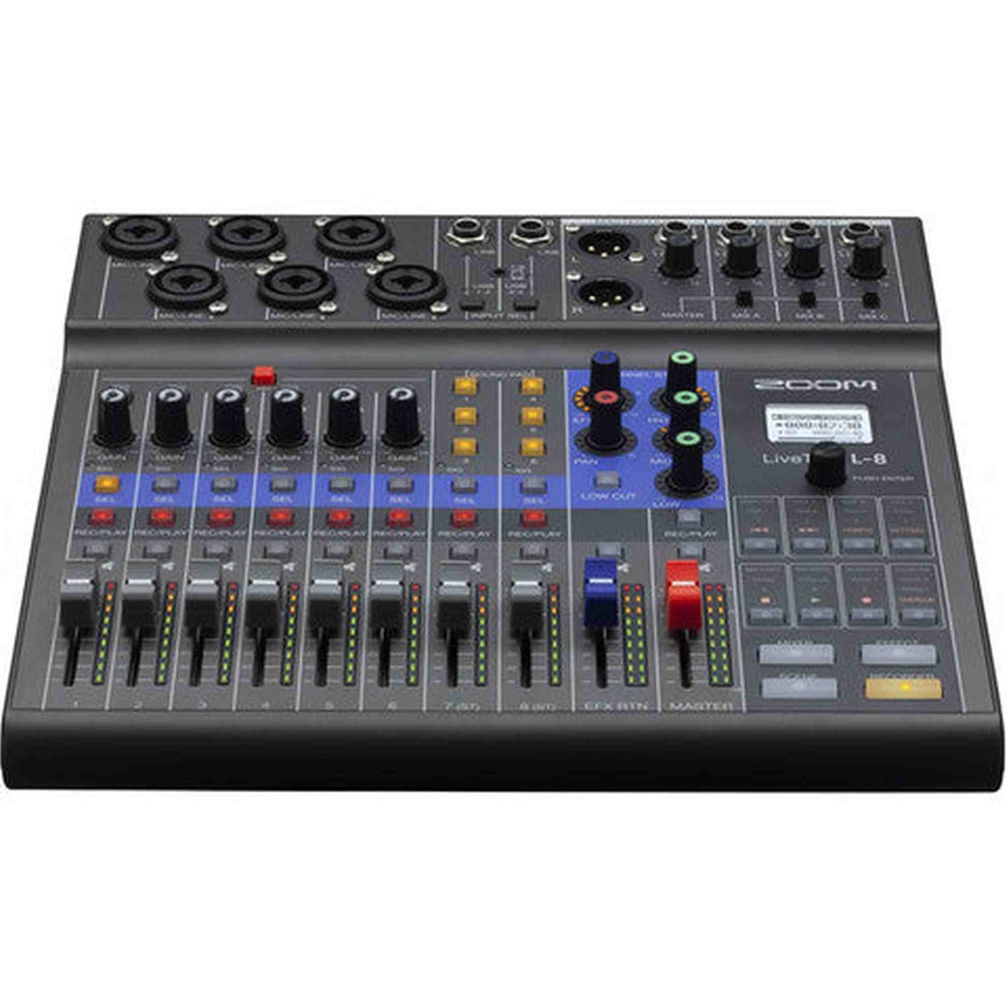 Zoom LiveTrak L-8 Portable 8-Channel Digital Mixer + XLR Female to Male Cable