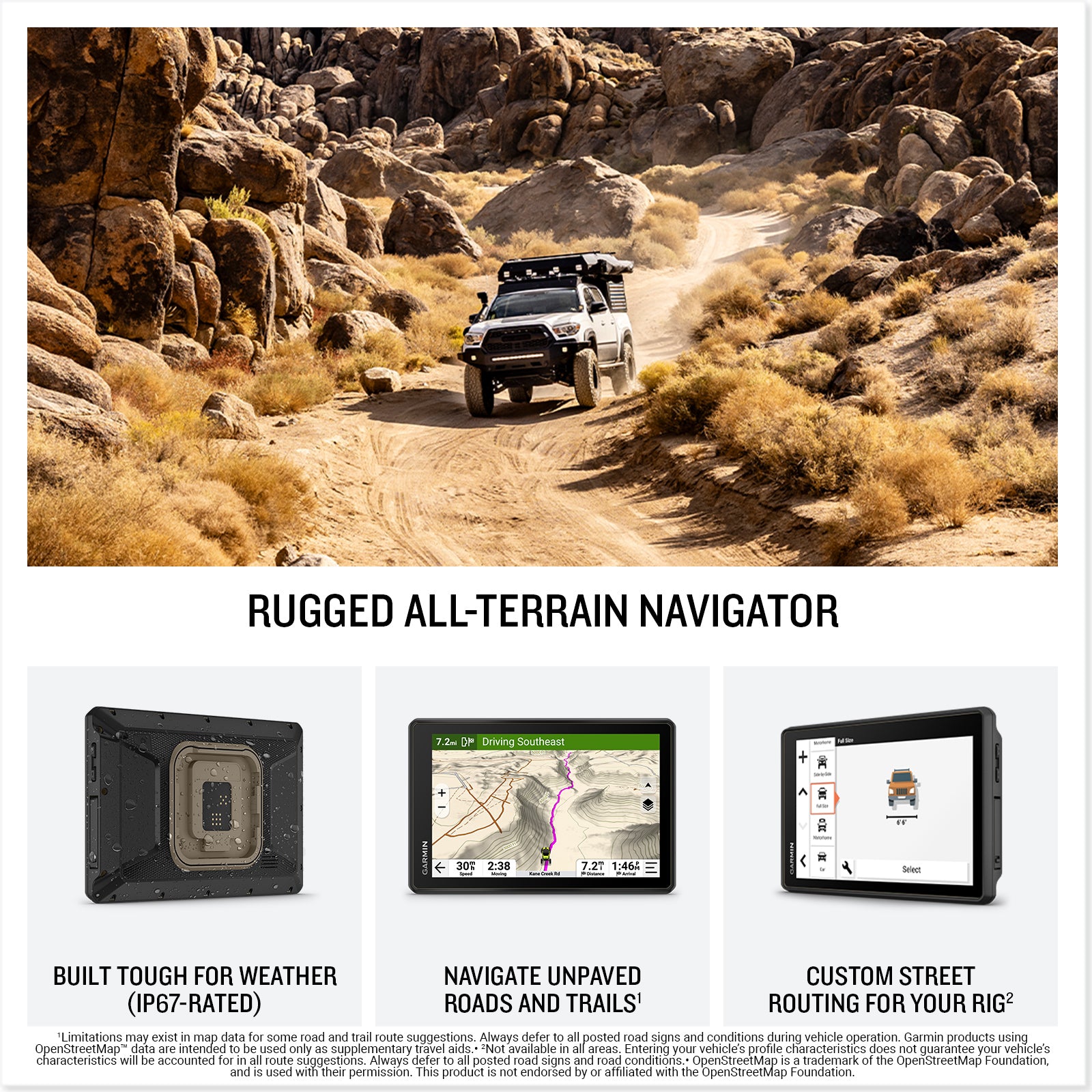 Garmin Tread 2 - Overland Edition, Rugged 8-inch All-Terrain Navigator for Off-The-Grid Travels