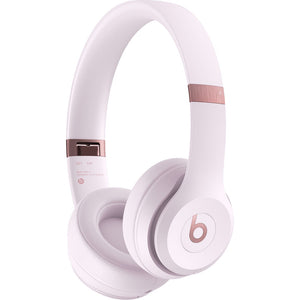 Beats Solo 4 Wireless On-Ear Headphones Cloud Pink Bundle With Accessories