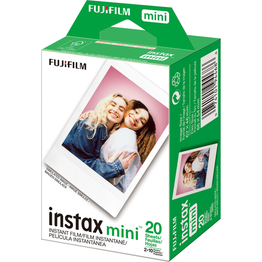 Fujifilm Instax Mini Instant Camera Film 80 Exposure + Cleaning Cloth