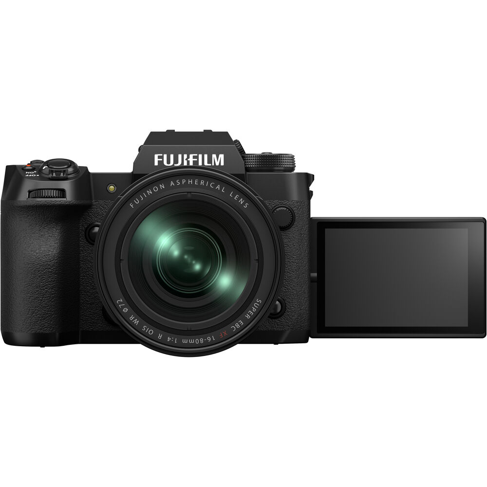 FUJIFILM X-H2 Mirrorless Camera with 16-80mm Lens, 64GB Memory Card, Bundle
