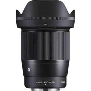 Sigma 16mm f/1.4 DC DN Contemporary Lens for FujiFilm X Bundle