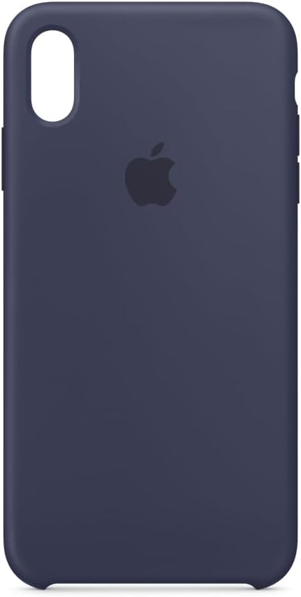 Apple iPhone Xs Max Silicone Case - Midnight Blue Bundle