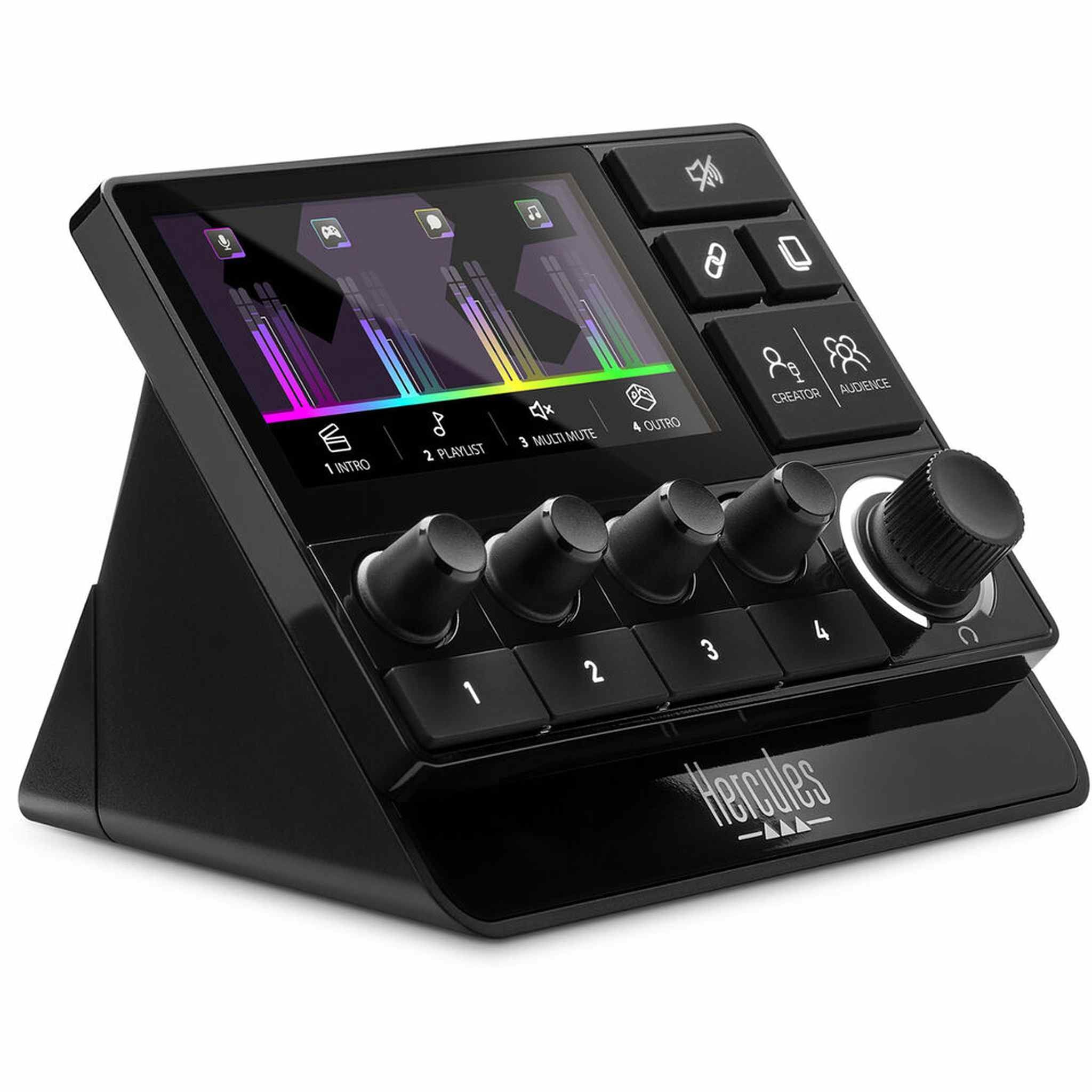 Hercules Stream 200 XLR, Pro Audio Mixer for Advanced Content Creators, Bundle Hercules