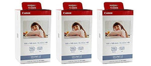 Canon KP-108IN Color ahPJNL Ink and 4 x 6 Paper Set, 108 Count Pack of 3