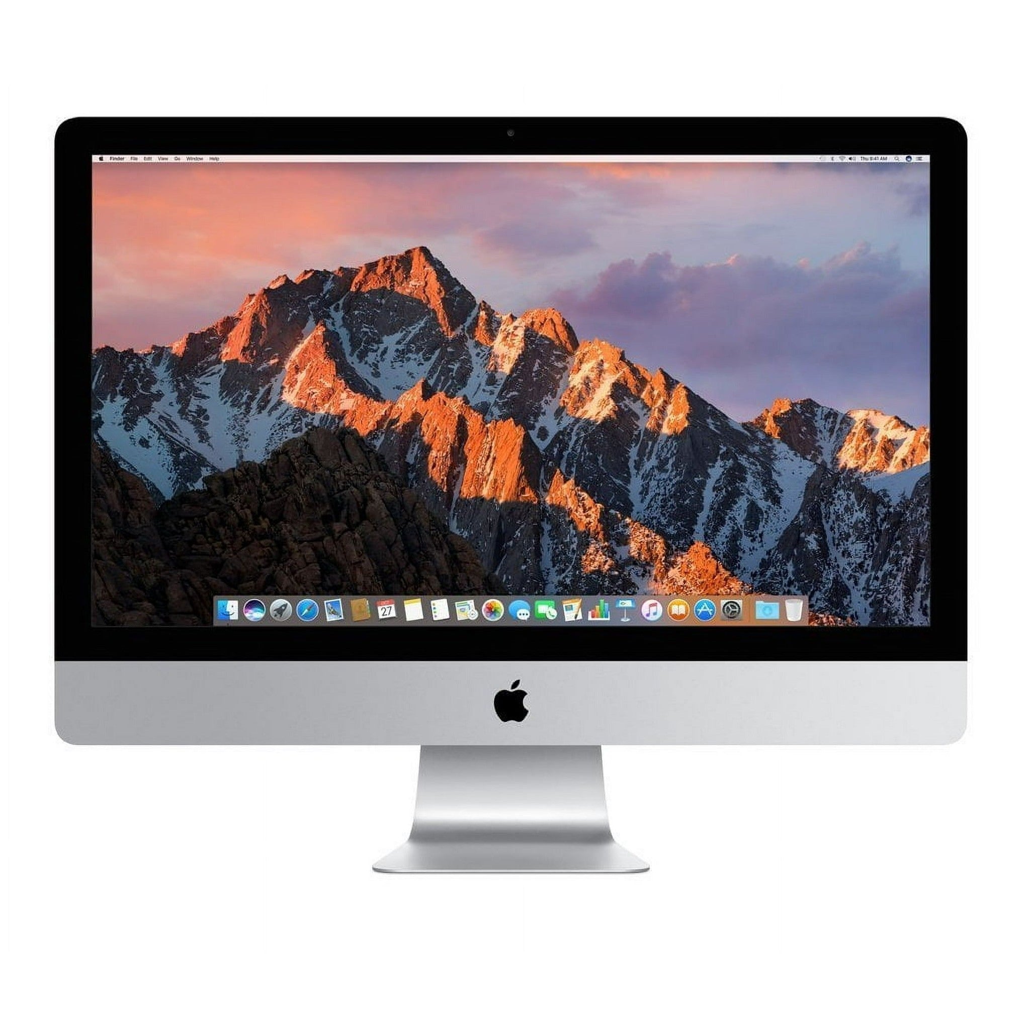 Apple iMac with 3.4GHz Intel Core i5 27 inch, 256GB SSD + AirPods 4 + More - Reconditioned Apple