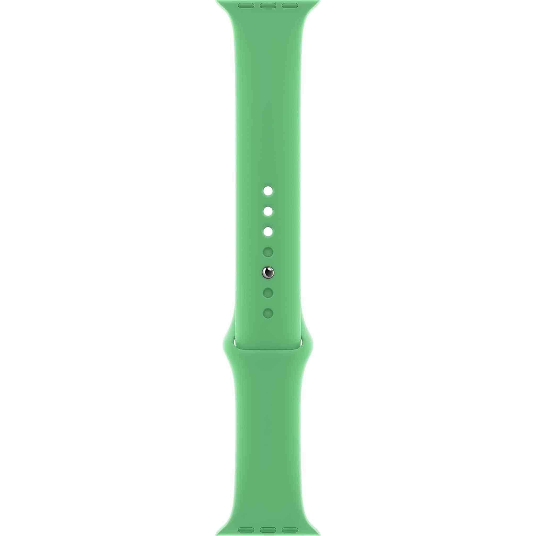 Apple Watch 41mm Sport Band - Bright Green with USB-C Charging Block Bundle