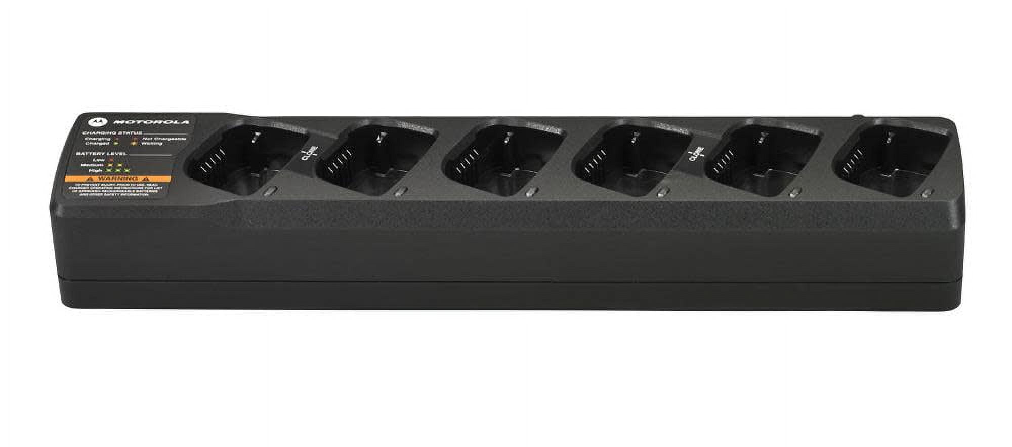 Motorola PMLN6384A RM Series Six-Unit Charging Station (Black)