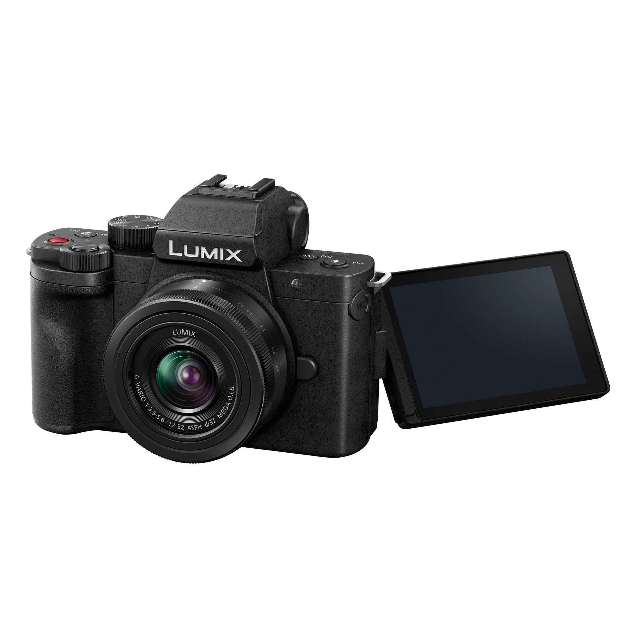 Panasonic LUMIX G100 4k Mirrorless Camera for Photo and Video w/12-32mm Lens, 5-Axis Hybrid I.S, DC-G100KK Black