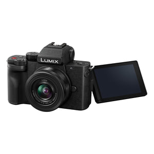 Panasonic LUMIX G100 4k Mirrorless Camera for Photo and Video w/12-32mm Lens, 5-Axis Hybrid I.S, DC-G100KK Black