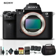 Sony Alpha a7 II Mirrorless Camera ILCE7M2/B With Soft Bag, Additional Battery, 64GB Memory Card, Card Reader , Plus Essential Accessories